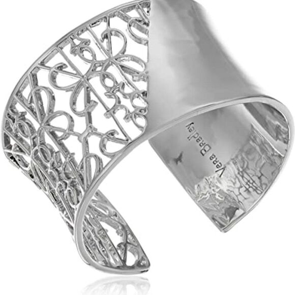 Vera Bradley Signature Wide Cuff - Silver - Picture 1 of 7